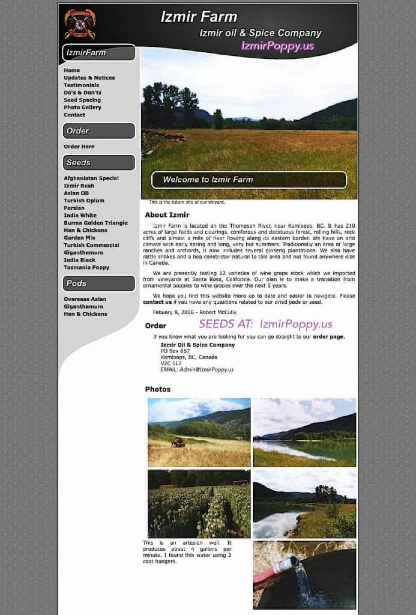 Izmir Afghan Poppy Seeds Farms